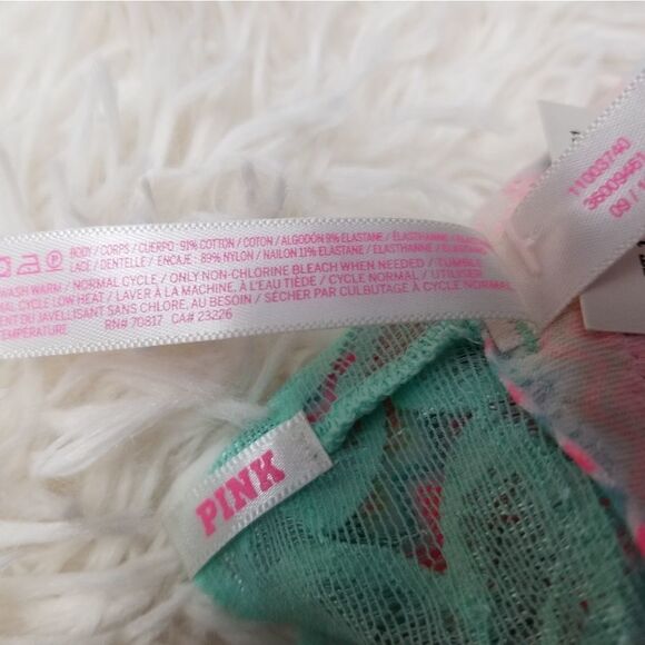 MEDIUM PINK Victoria's Secret Bandeau Bralette Set - Picture 11 of 11